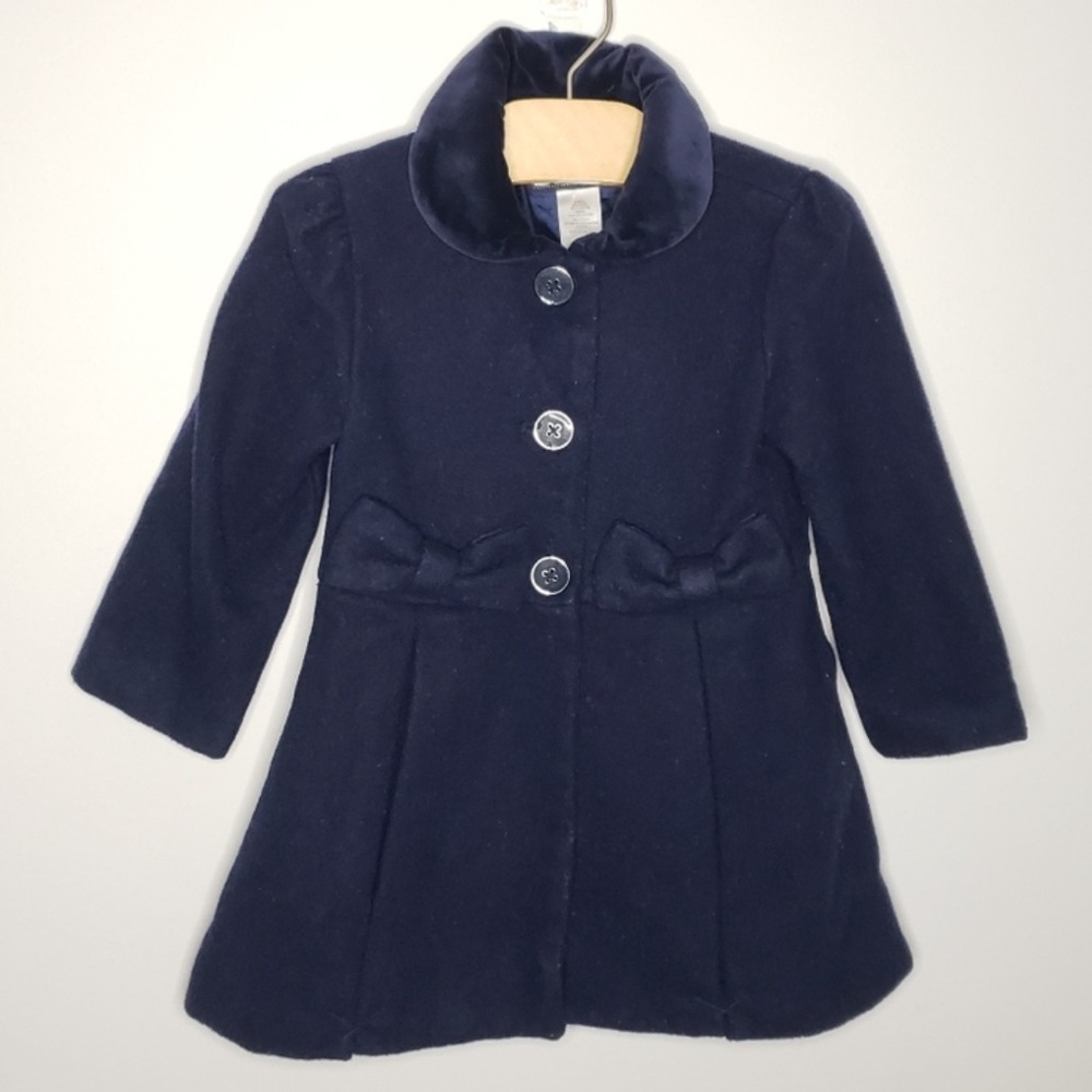 Janie and Jack Navy Wool Coat